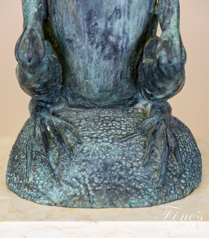 Bronze Fountains  - Bronze Fountain Frog - BF-790